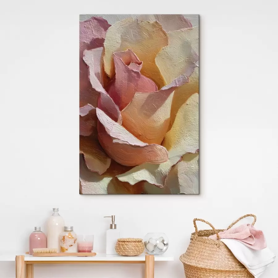  Peintures Texture de fleurs peintes s49032