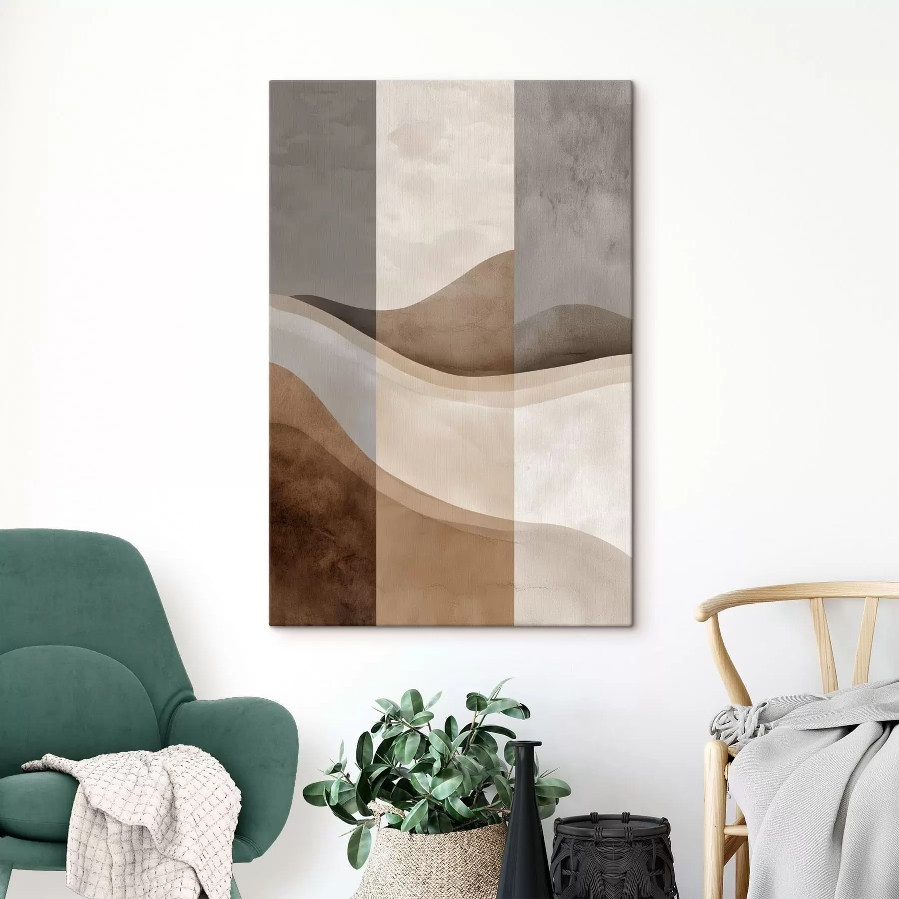  Peintures Ondes de terre molle s49042