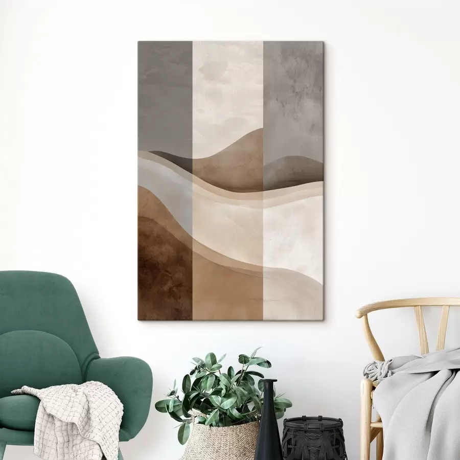  Peintures Ondes de terre molle s49042