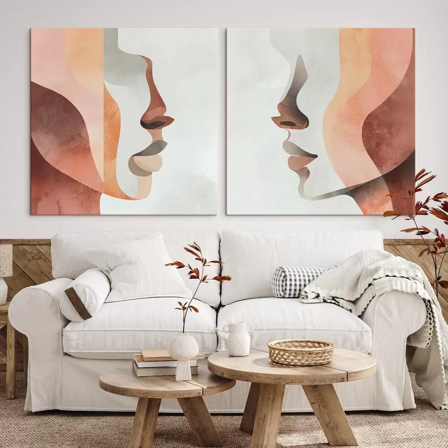 Fotobehang Abstracte portretten m30394