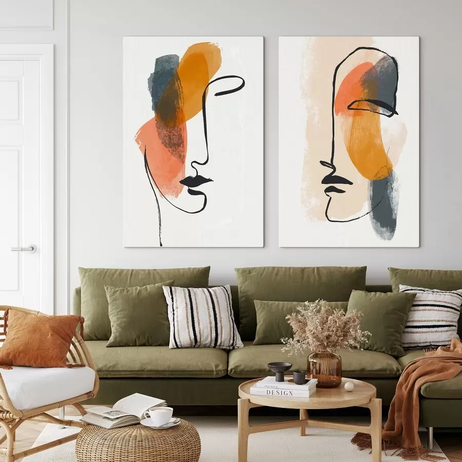  Peintures Portraits abstraits m30395