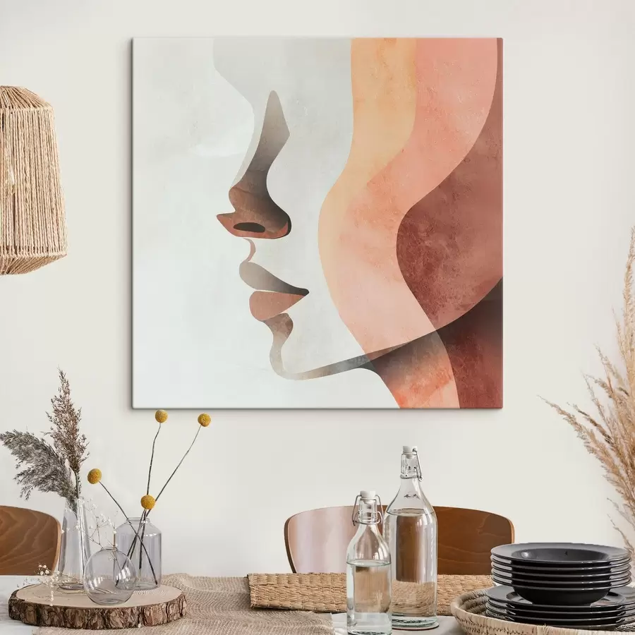Fotobehang Abstract portret s48968