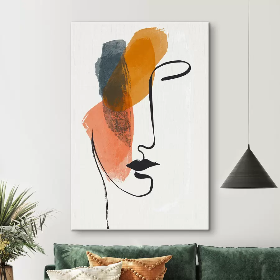 Fotobehang Abstract portret s48969