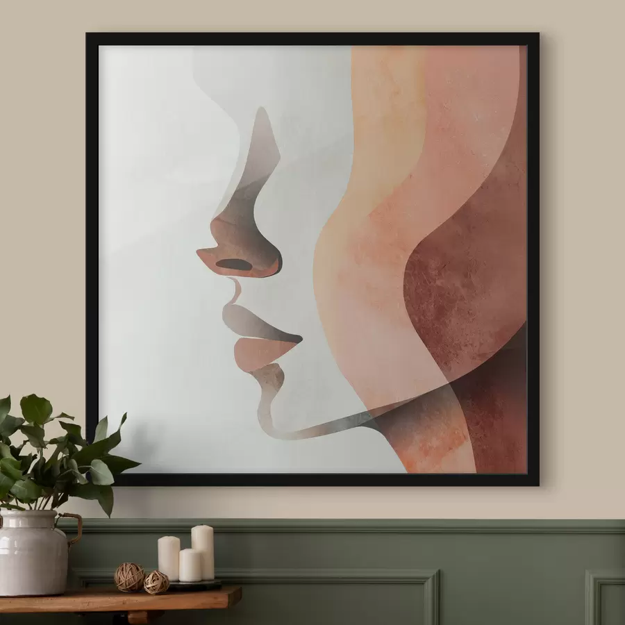 Fotobehang Abstract portret f48968