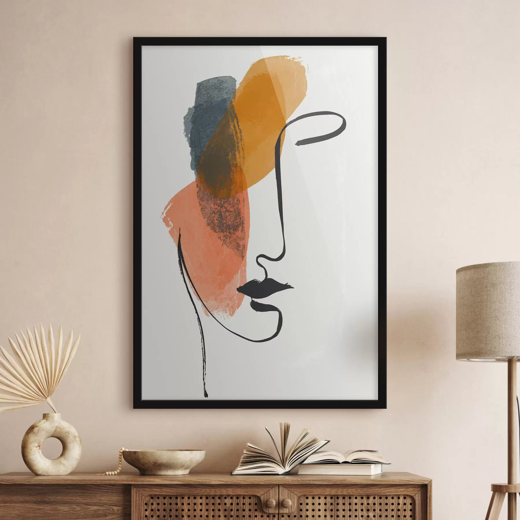 Fotobehang Abstract portret f48969
