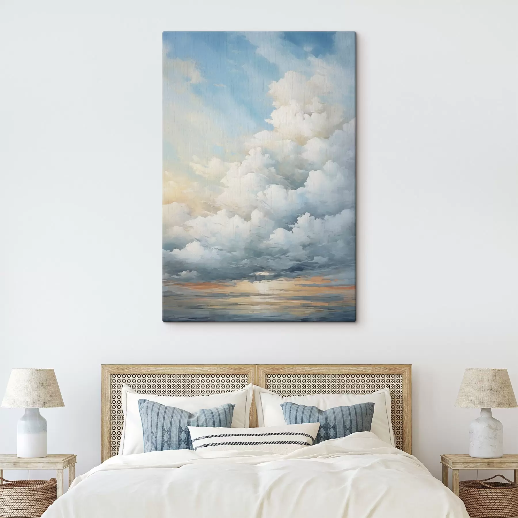  Schilderijen Wolken in de lucht imitatie van schilderij s49057