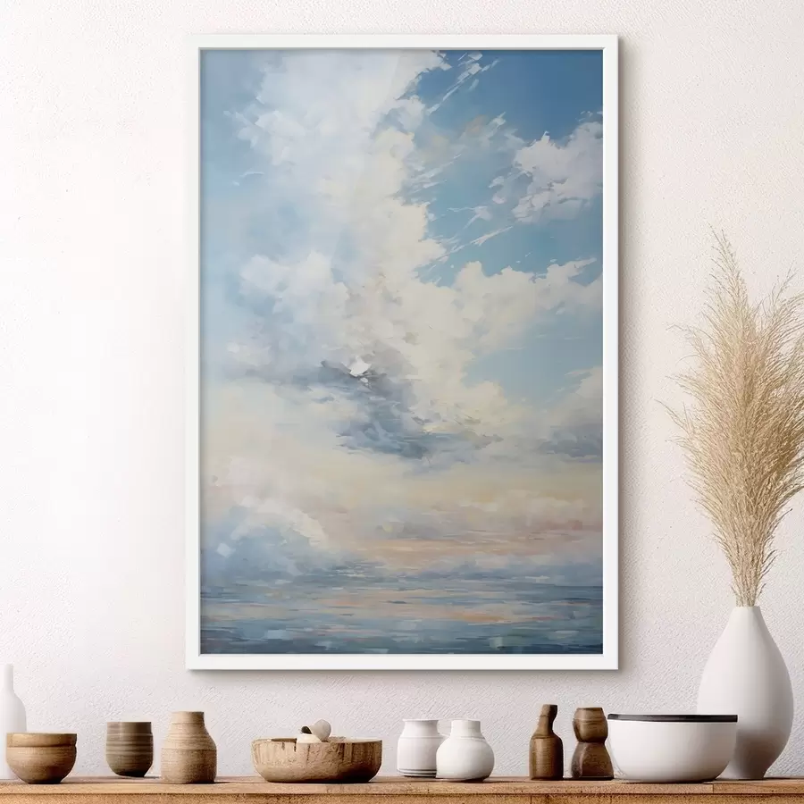 Fotobehang Schilderij met imitatie van de lucht f49058