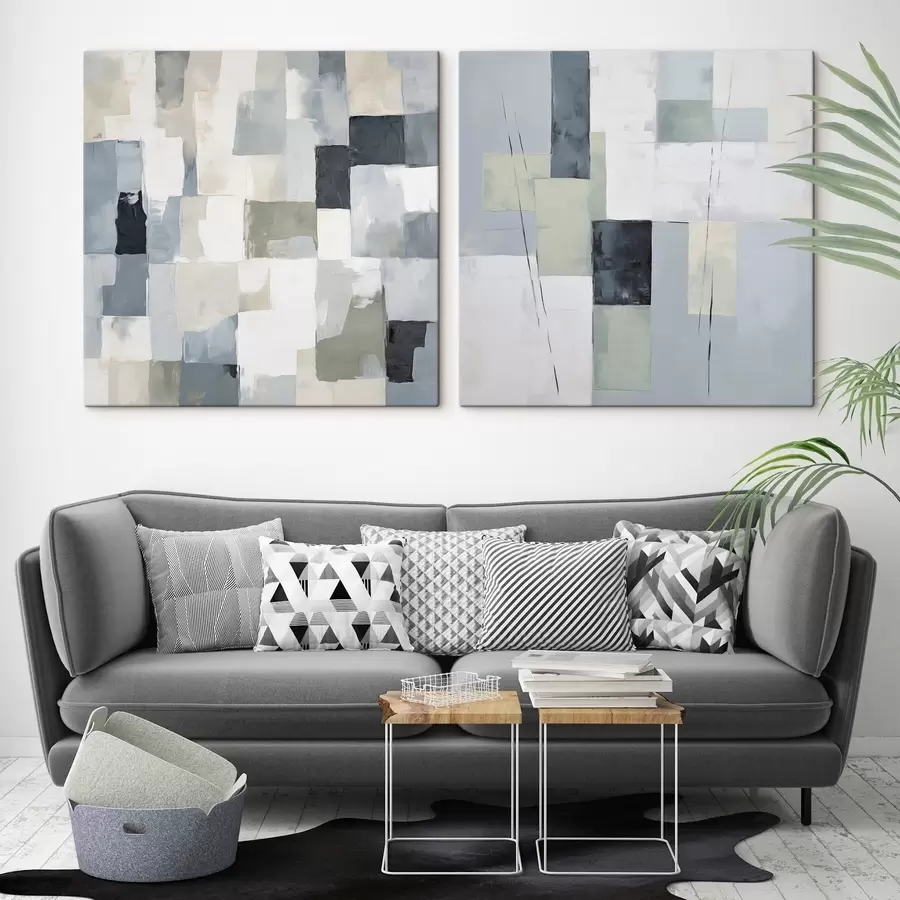  Peintures Composition abstraite imitant la peinture m30439