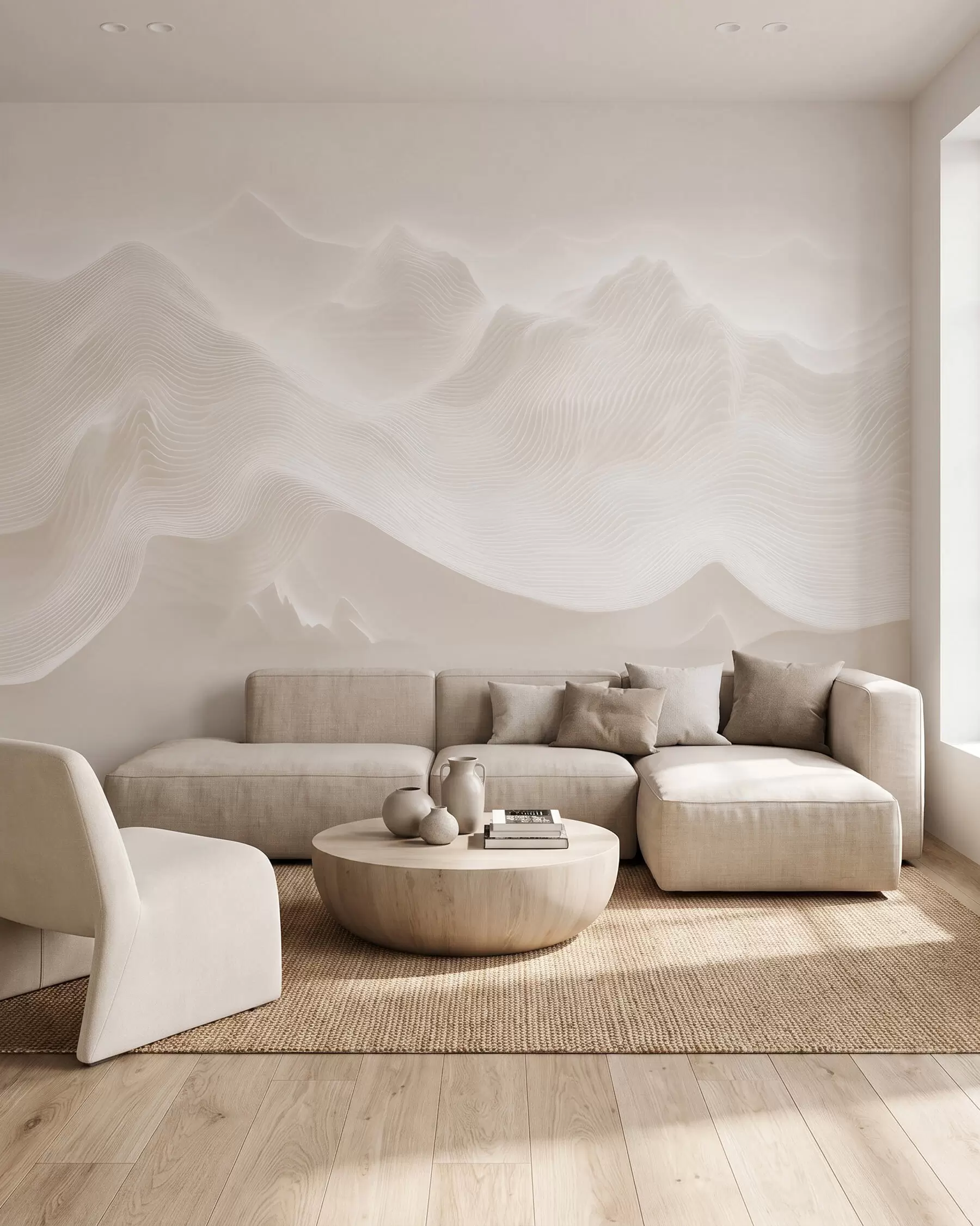 Papier peint photo Sculpture de nuages w09713