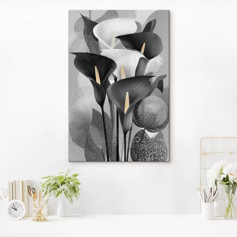  Peintures Les lis calla s49086