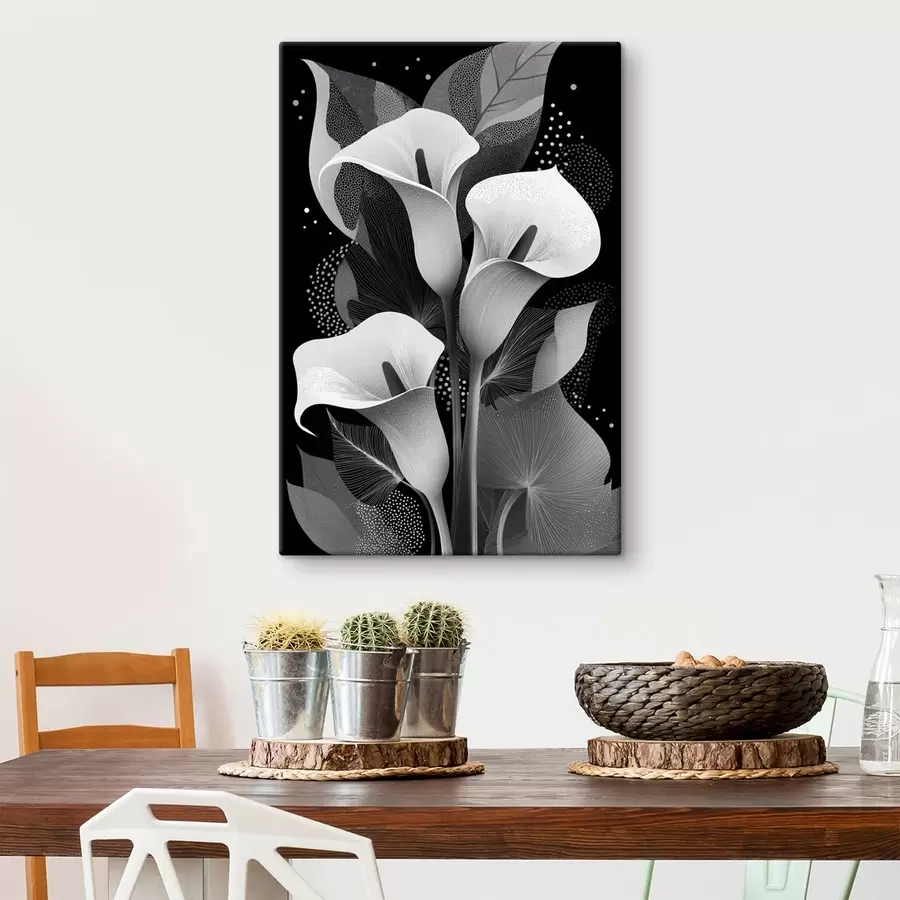  Peintures Les lis calla s49087