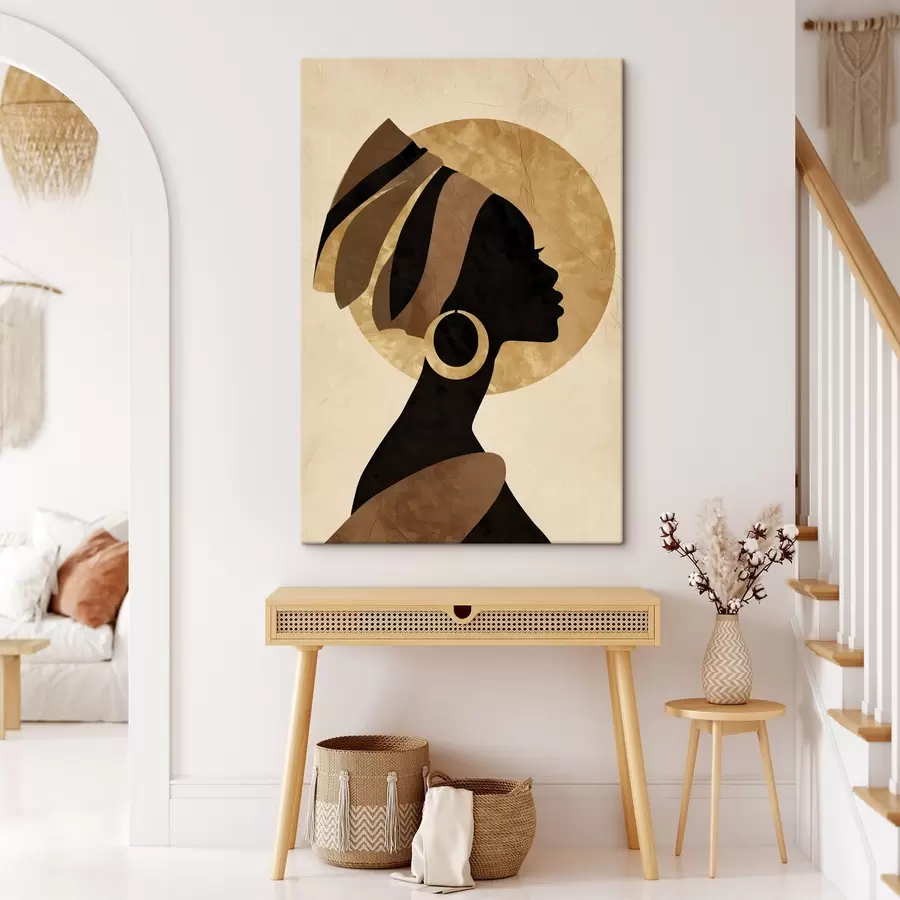  Peintures Silhouette africaine s49092
