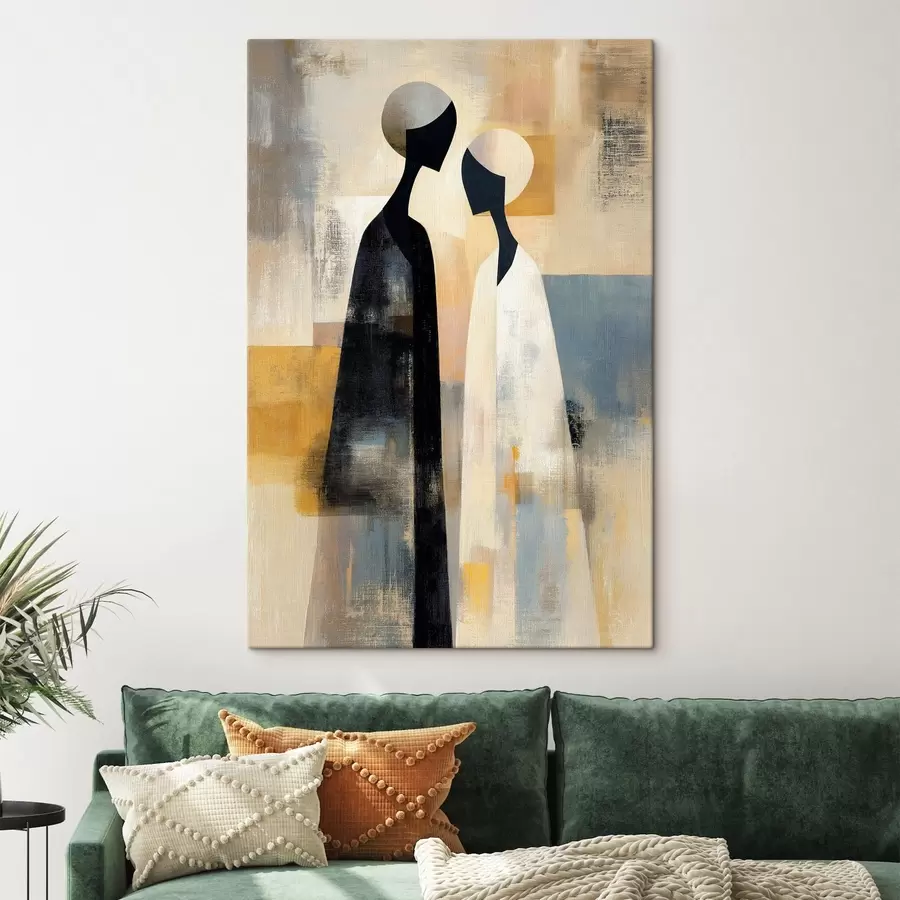  Peintures Couple abstrait s49095