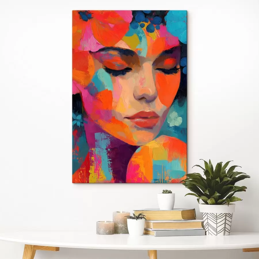  Peintures Portrait abstrait de femme s49097