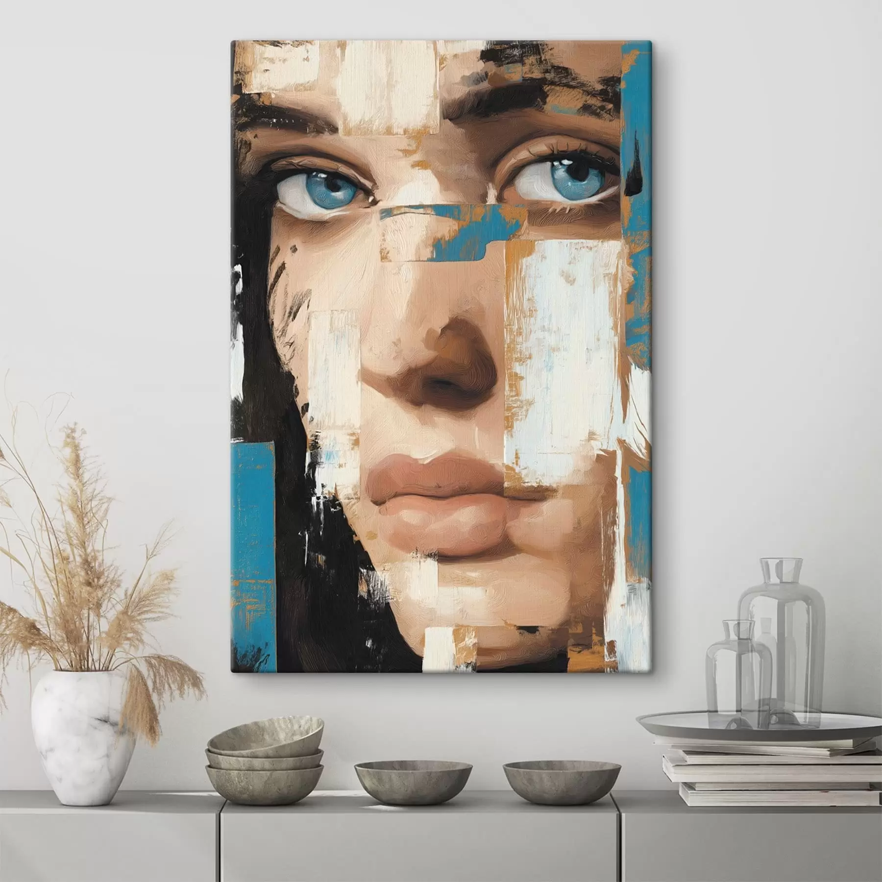  Peintures Portrait abstrait de femme s49098