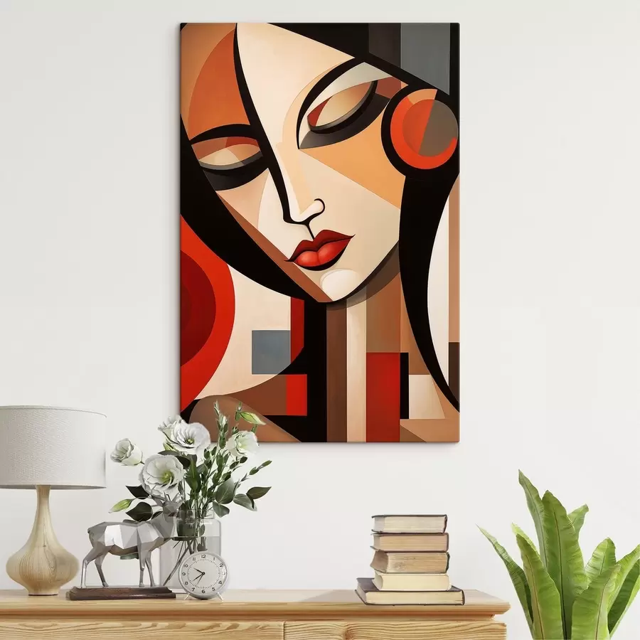  Peintures Portrait abstrait de femme s49099
