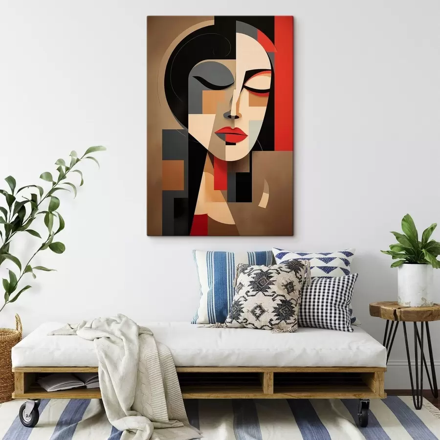  Peintures Portrait abstrait de femme s49100