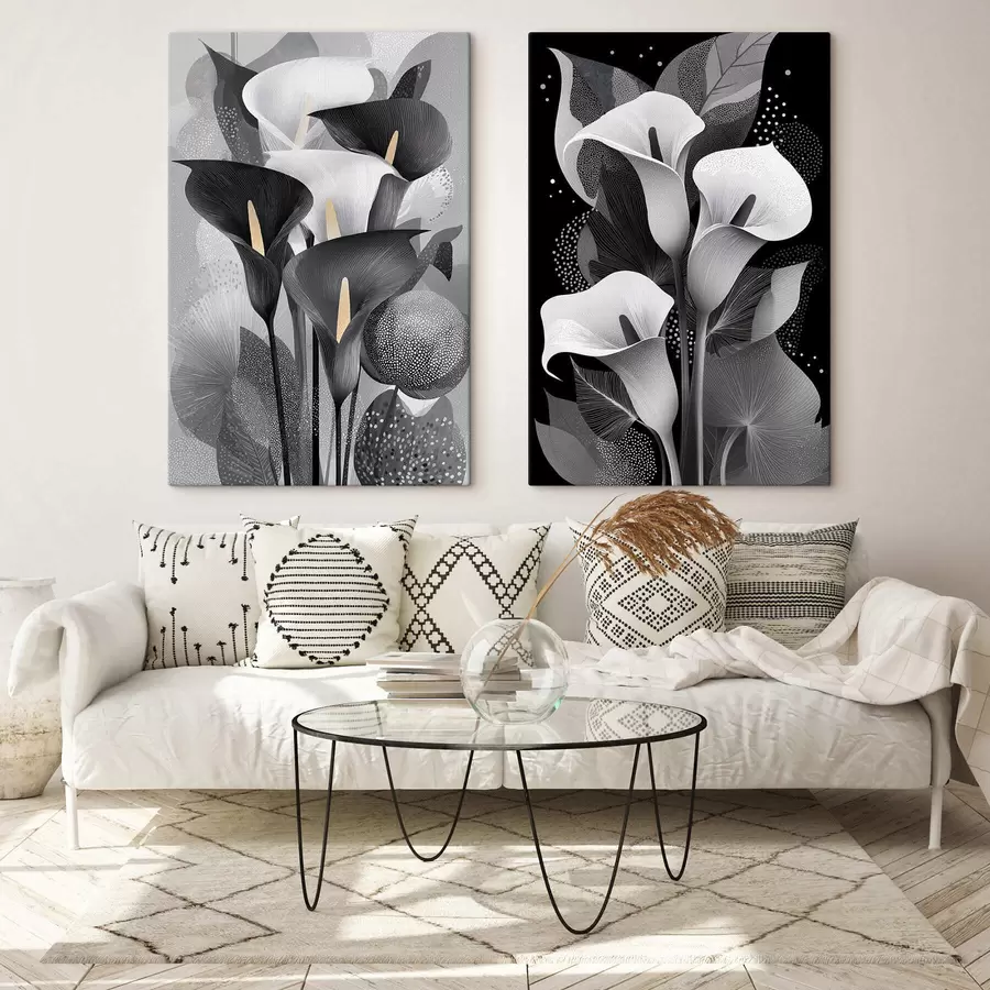 Peintures Les lis calla m30455
