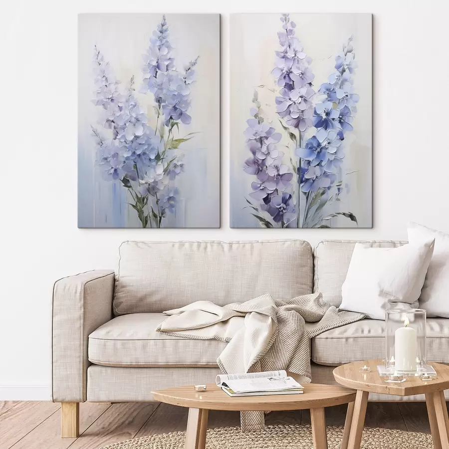  Peintures Une délicate imitation de peinture représentant des fleurs sauvages m30445