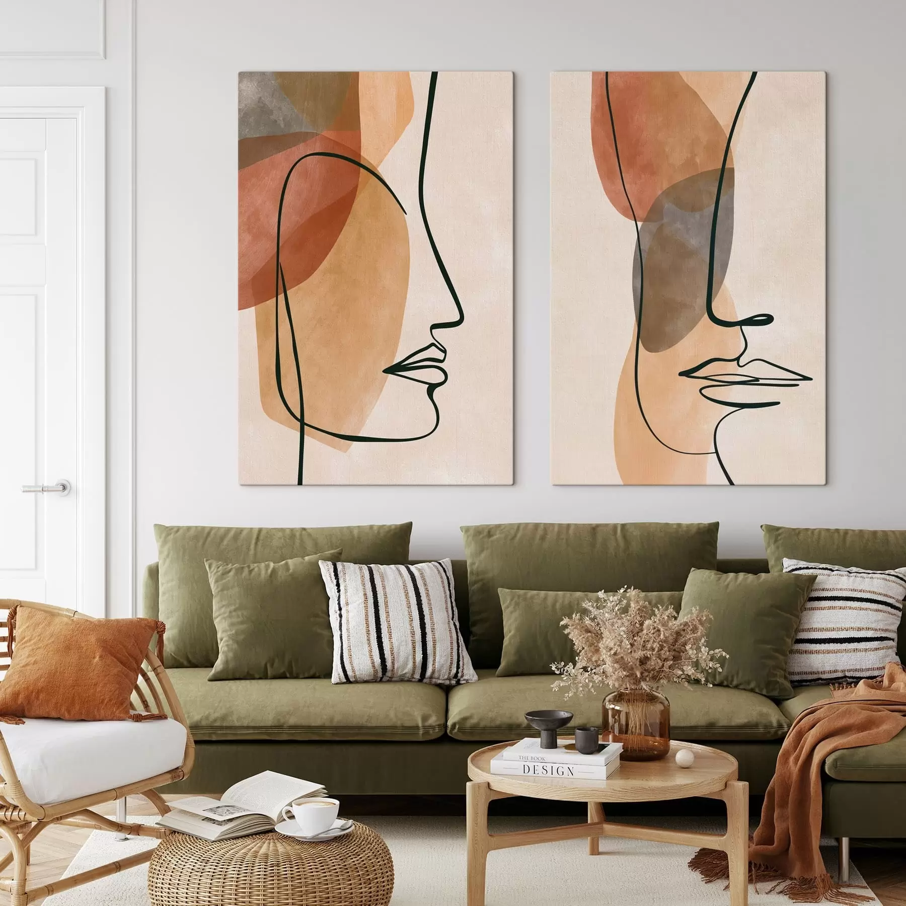 Peintures Des portraits abstraits m30462