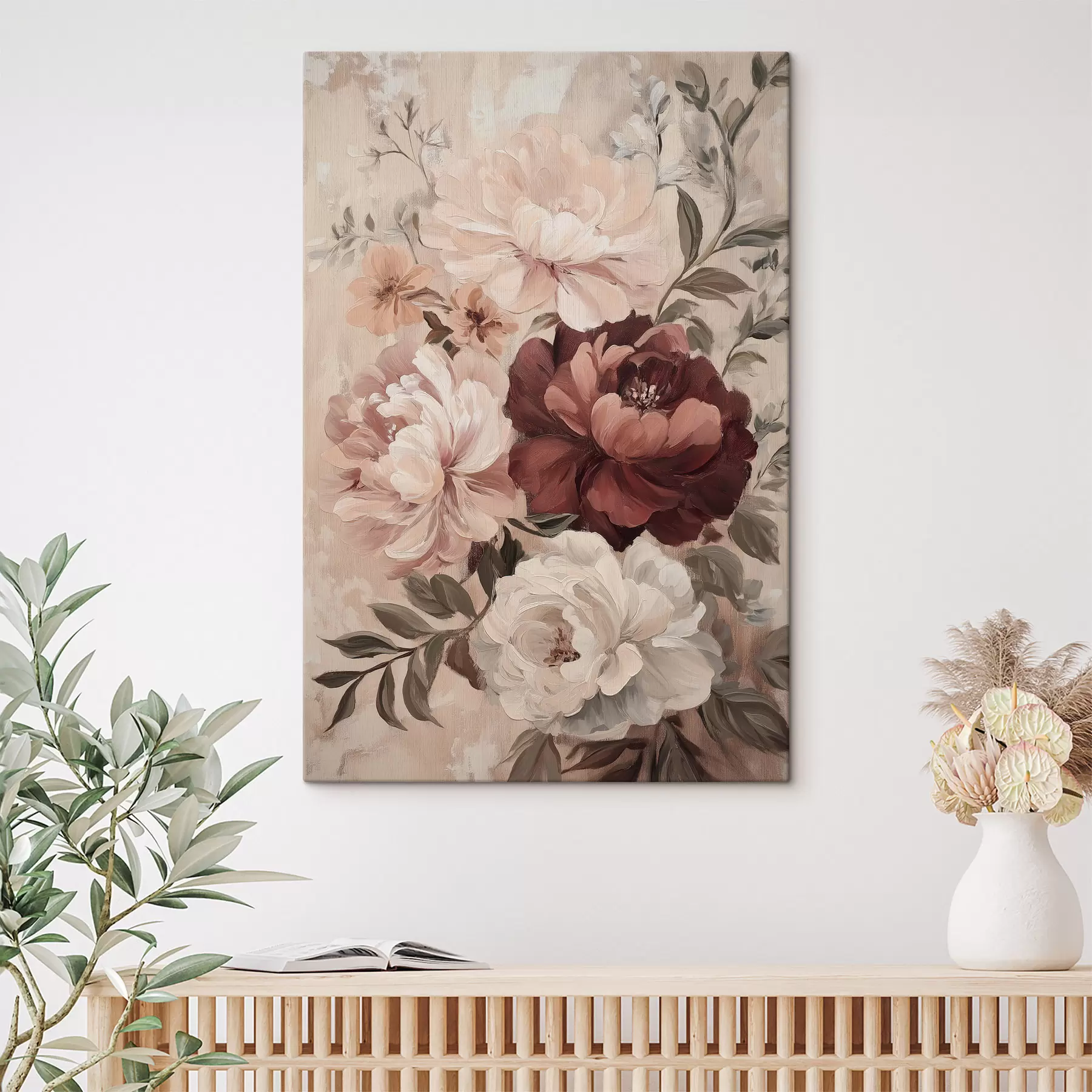  Peintures Pivoines vintage s49256