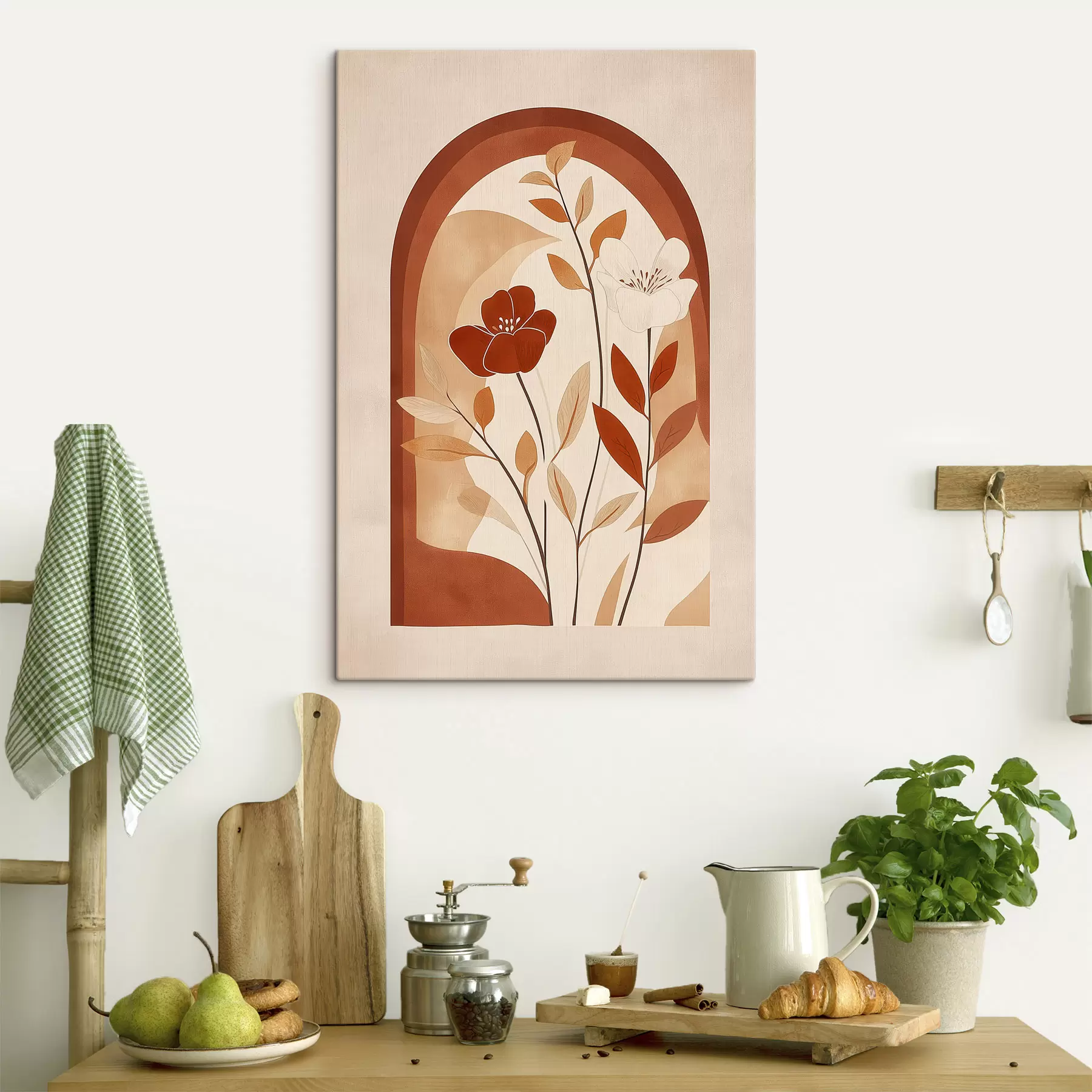  Peintures Fleurs abstraites s49261