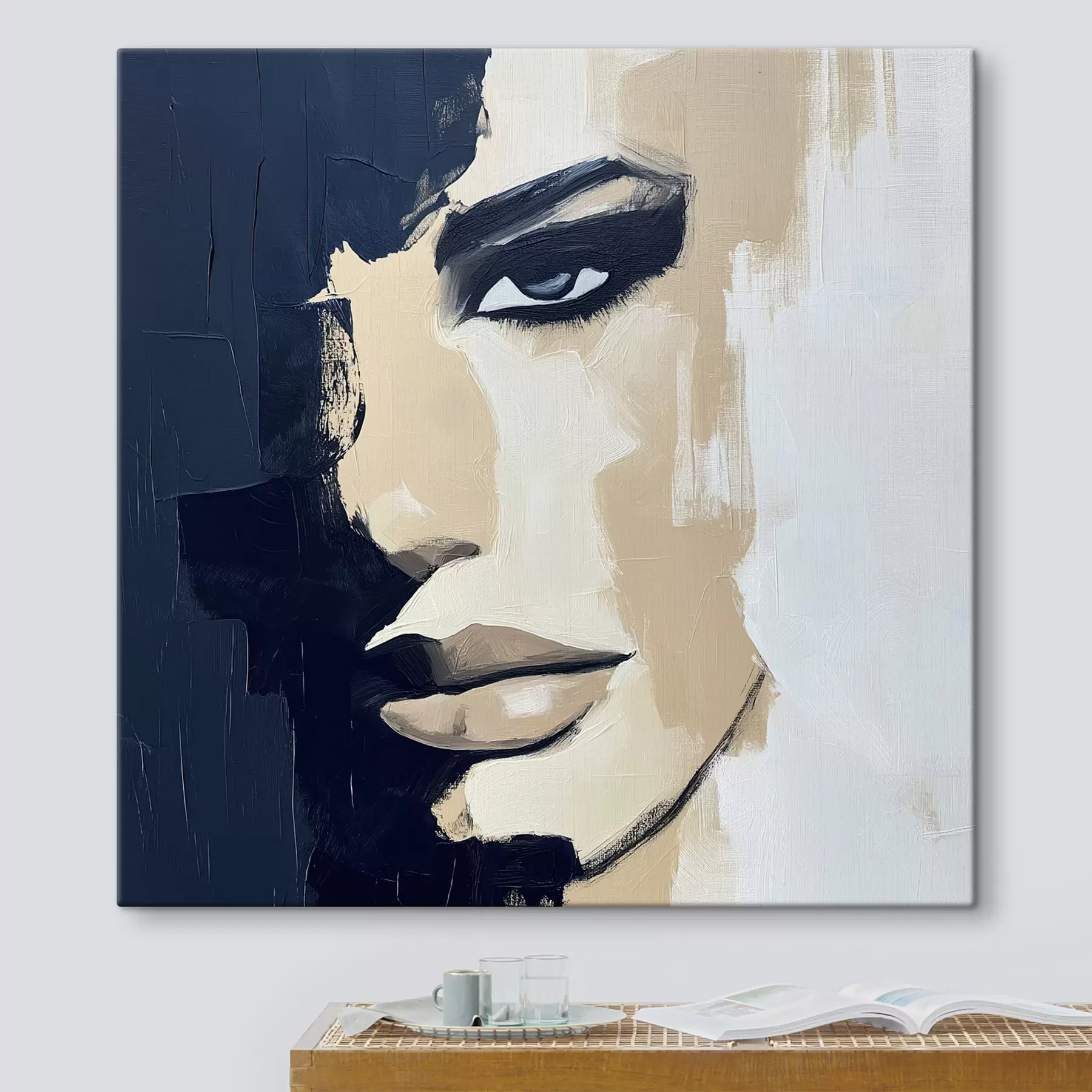  Peintures Visage abstrait s49284