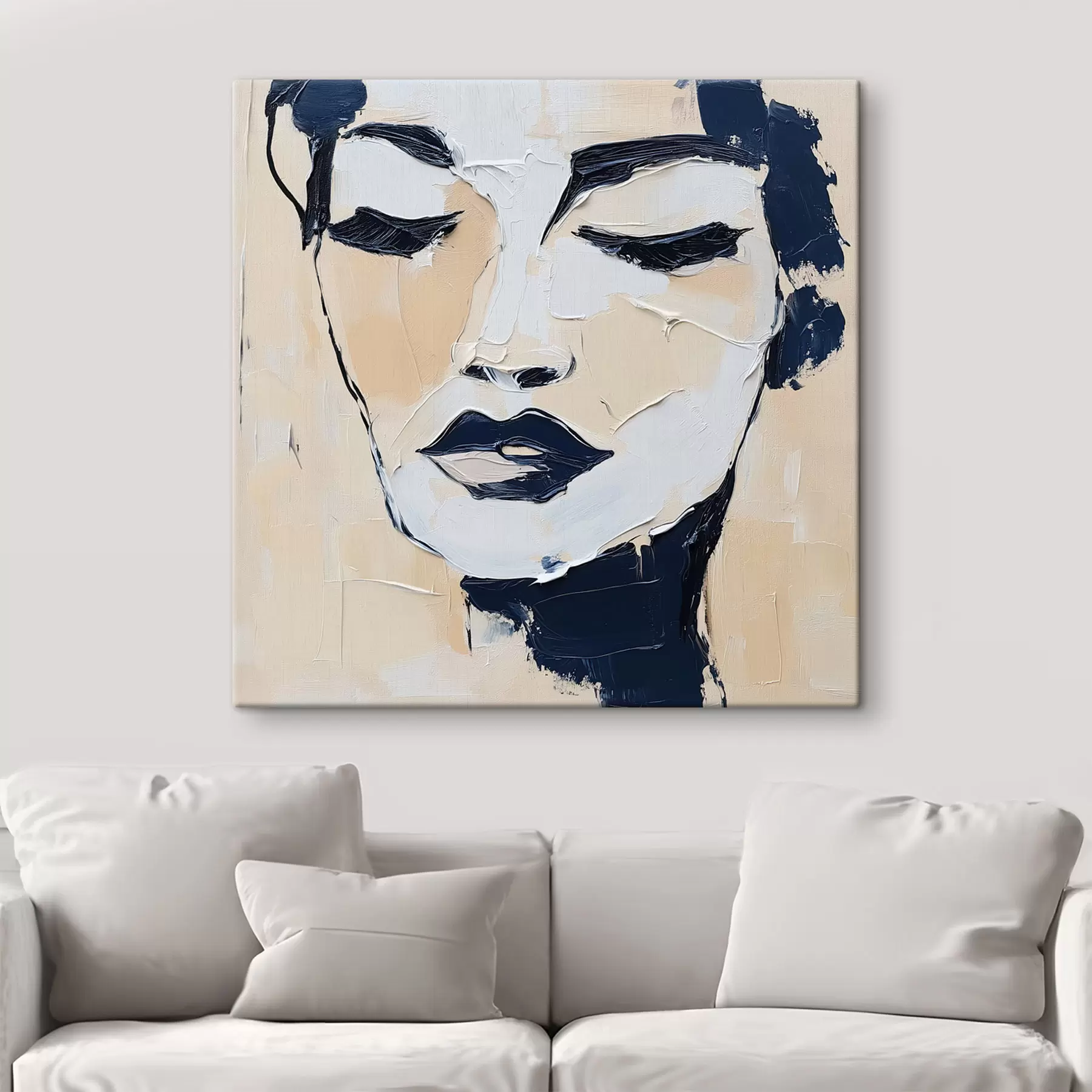  Peintures Visage abstrait s49285