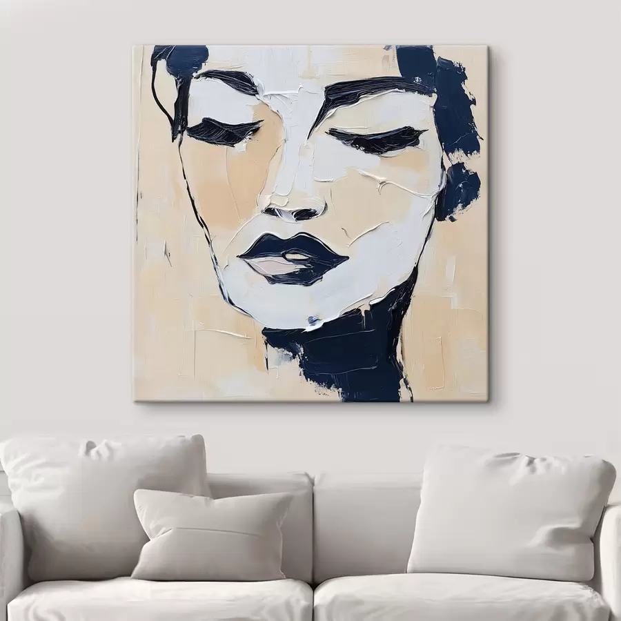  Peintures Visage abstrait s49285