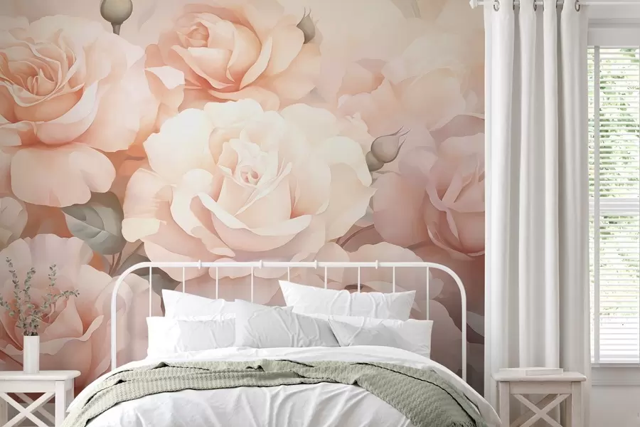 Fotobehang Abstracte rozen w05553