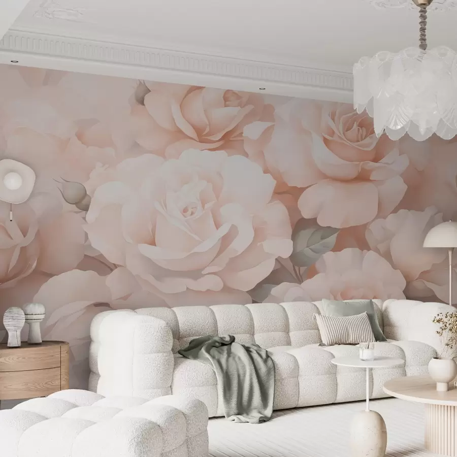 Papier peint photo Roses abstraites w05553