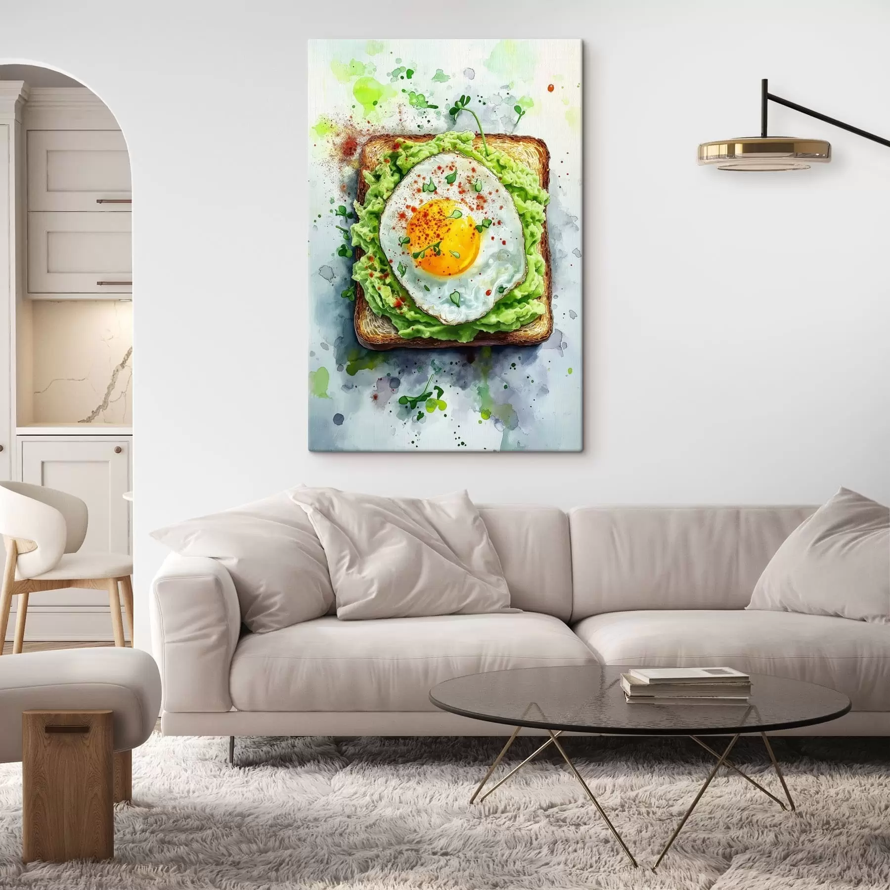  Peintures Toast aux œufs s49309
