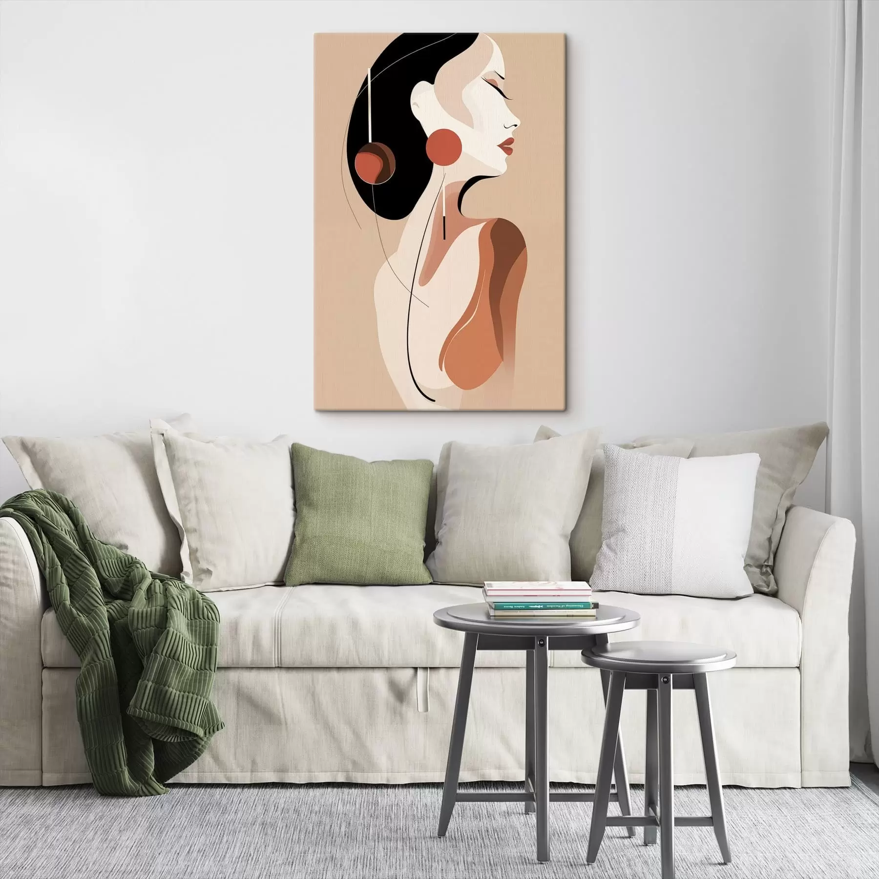  Peintures Muse en terre cuite s49324