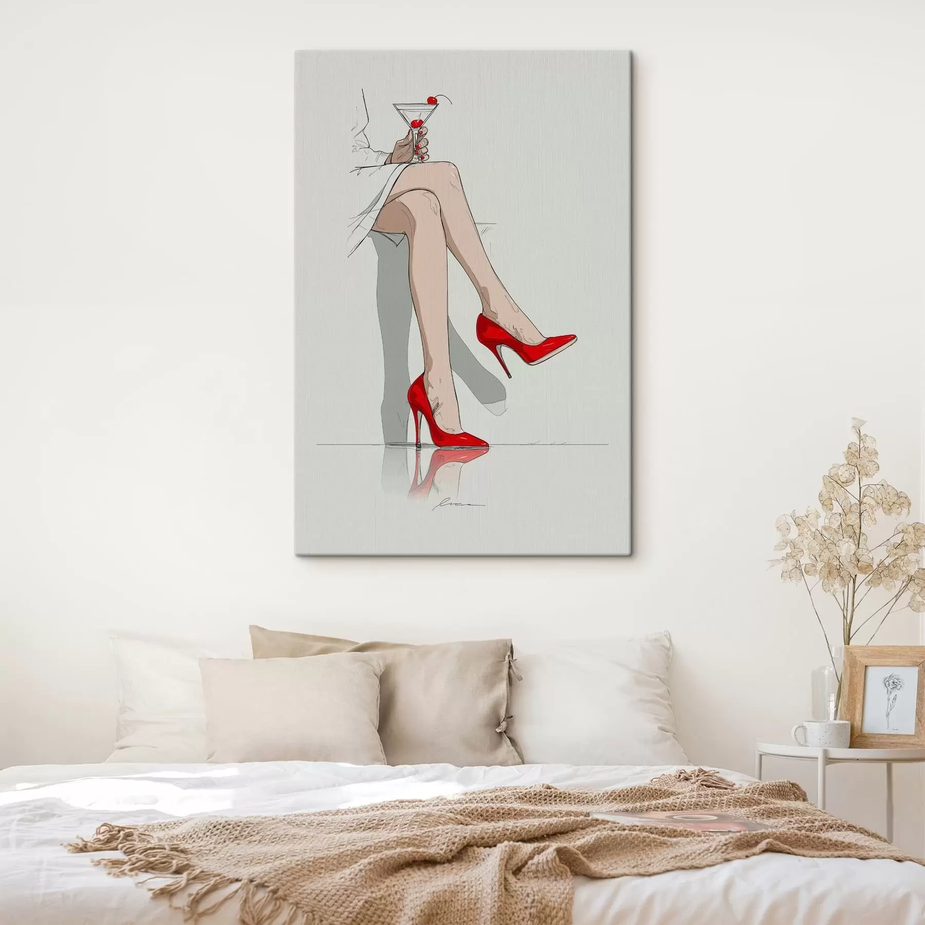 Peintures Talons rouges et martini s49325