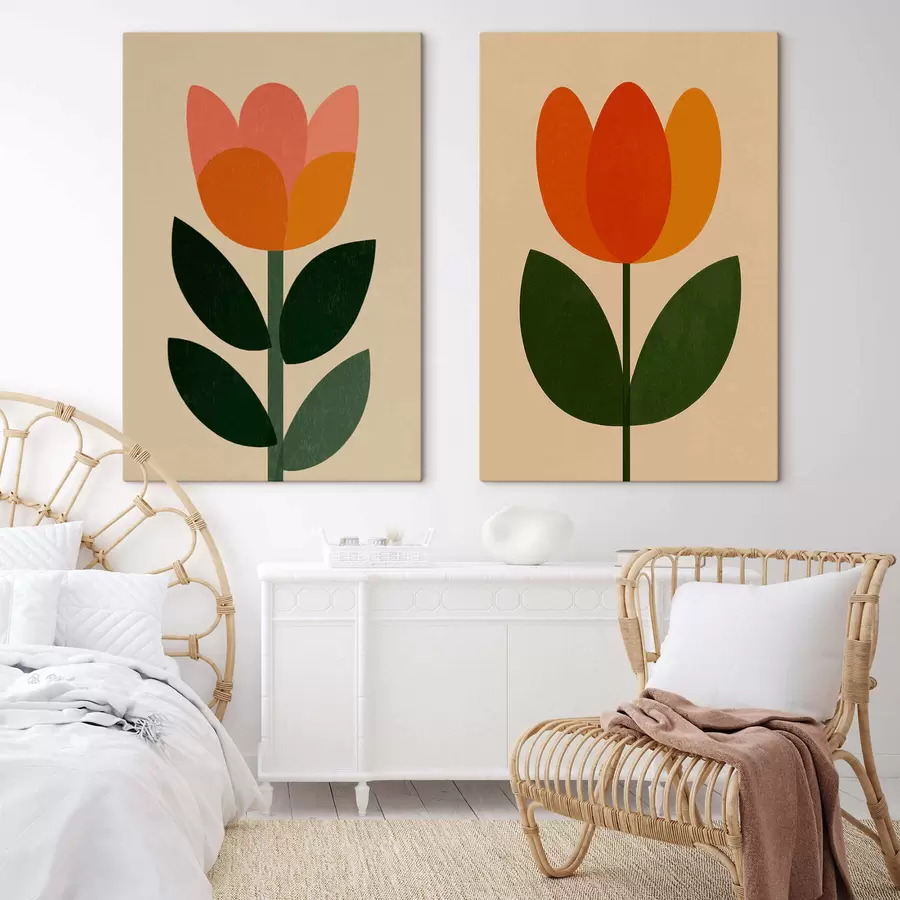  Schilderijen Scandinavische tulpen m30501