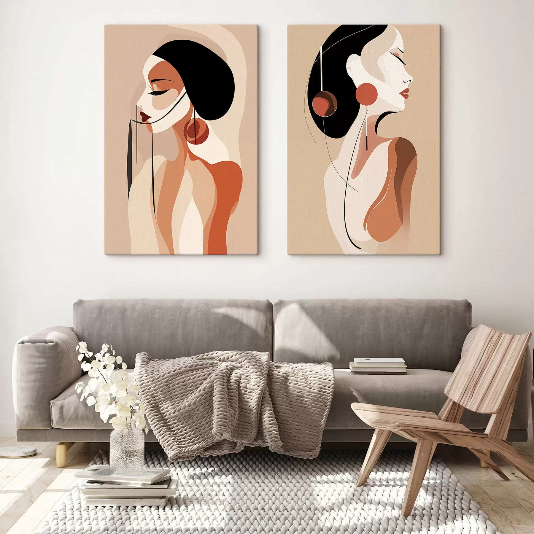 Peintures Des silhouettes élégantes m30509