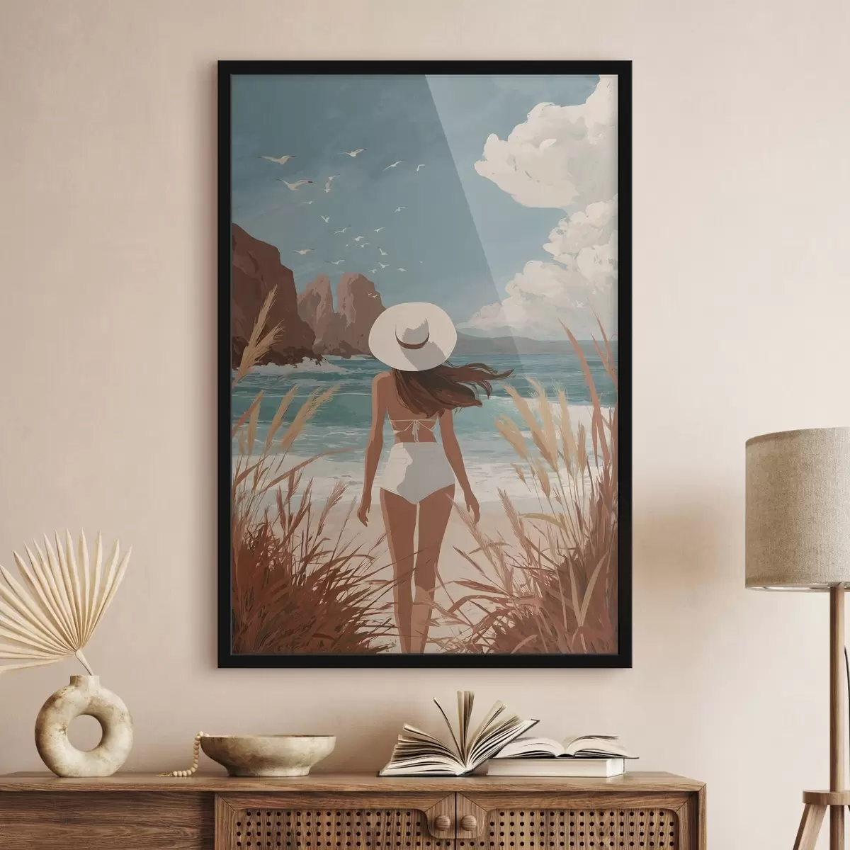 Affiche La jeune fille au bord de la mer f49253