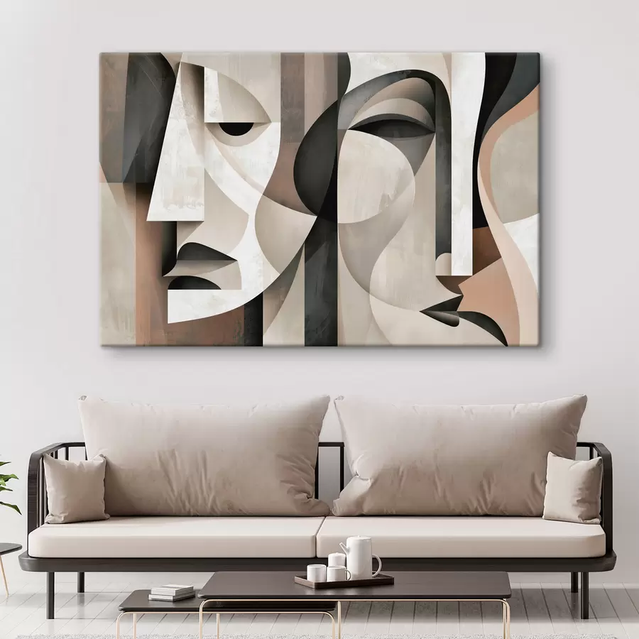  Peintures Visages abstraits s49344