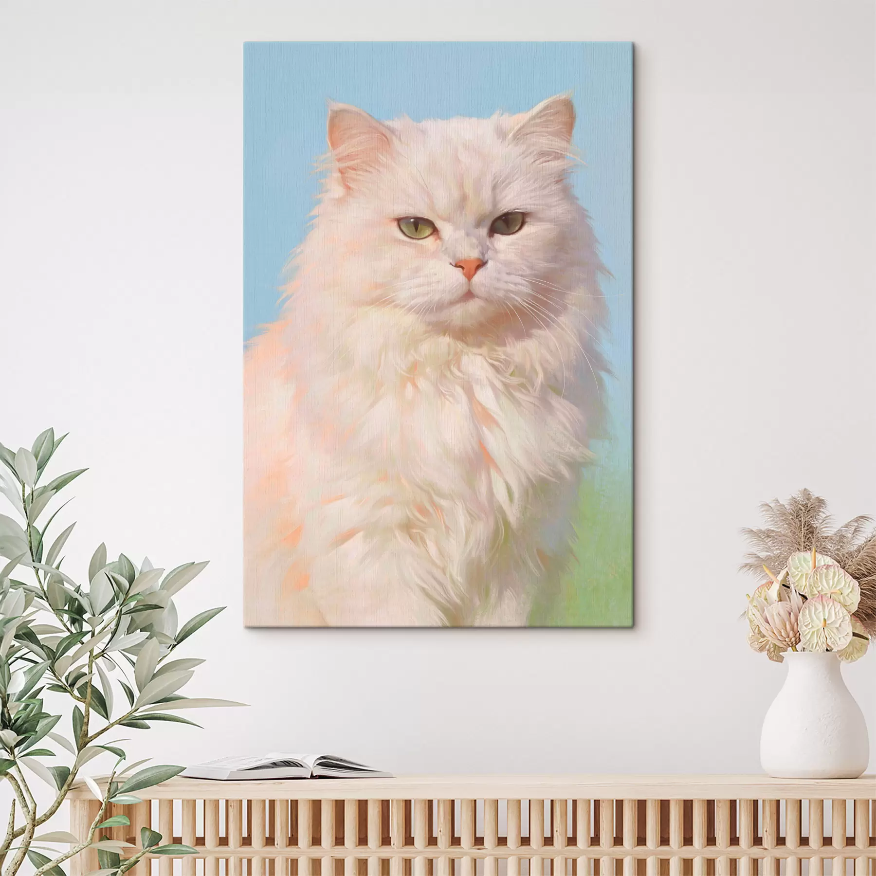  Peintures Le portrait d'un chat s49351