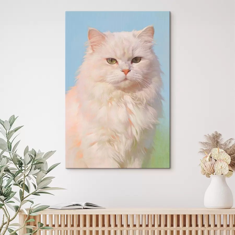 Fotobehang Een portret van een kat s49351
