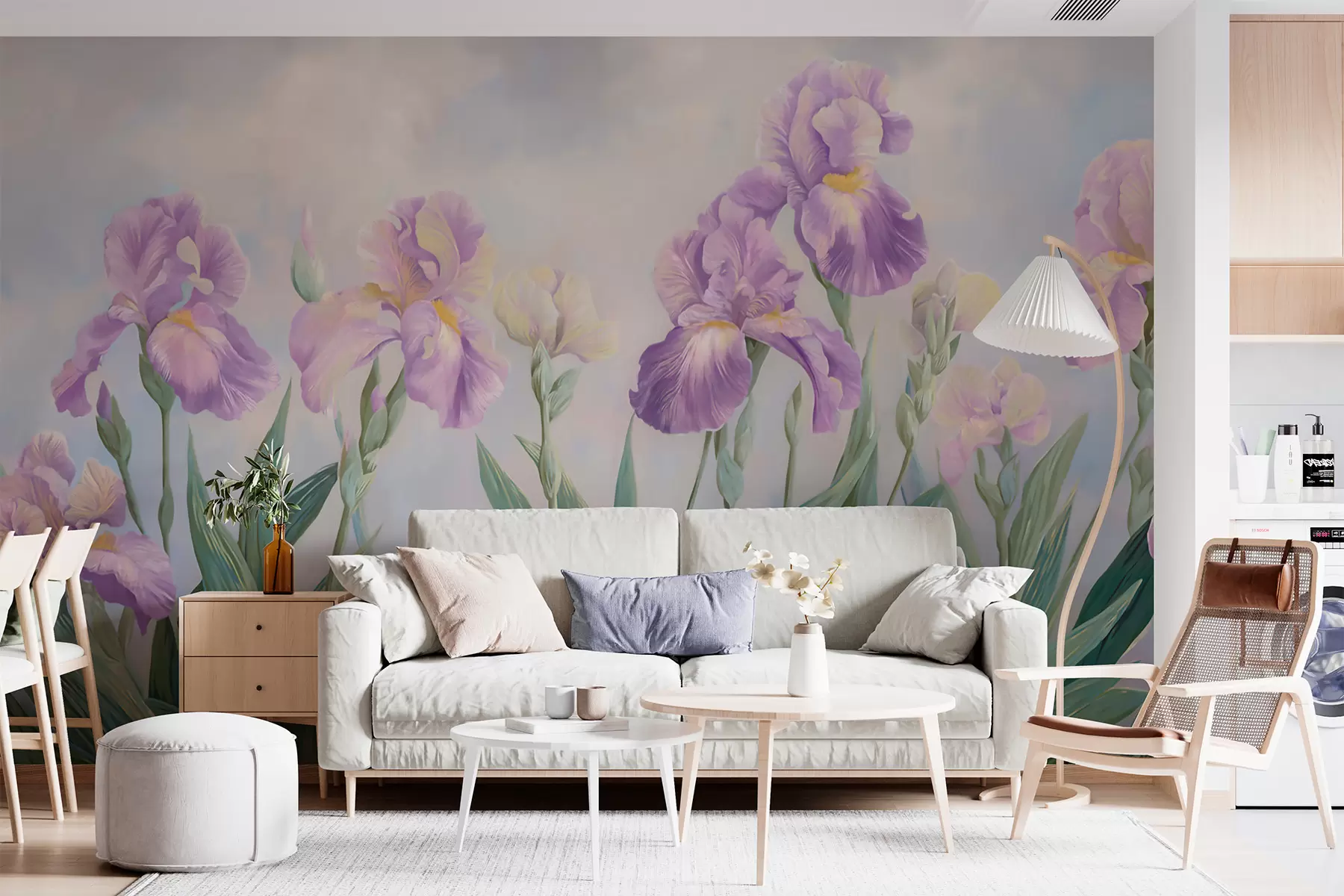 Fotobehang Klassieke bloemen w05646