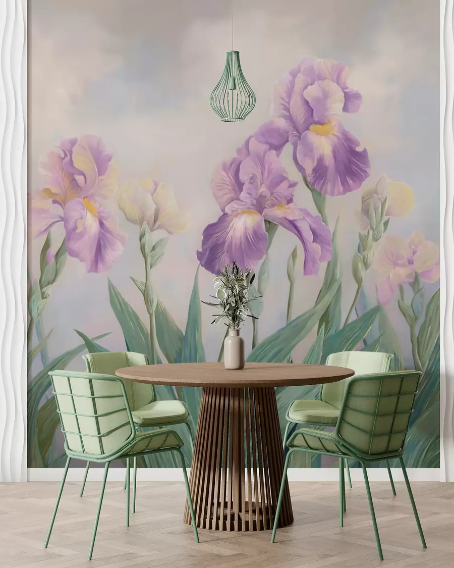Papier peint photo Fleurs classiques w05646