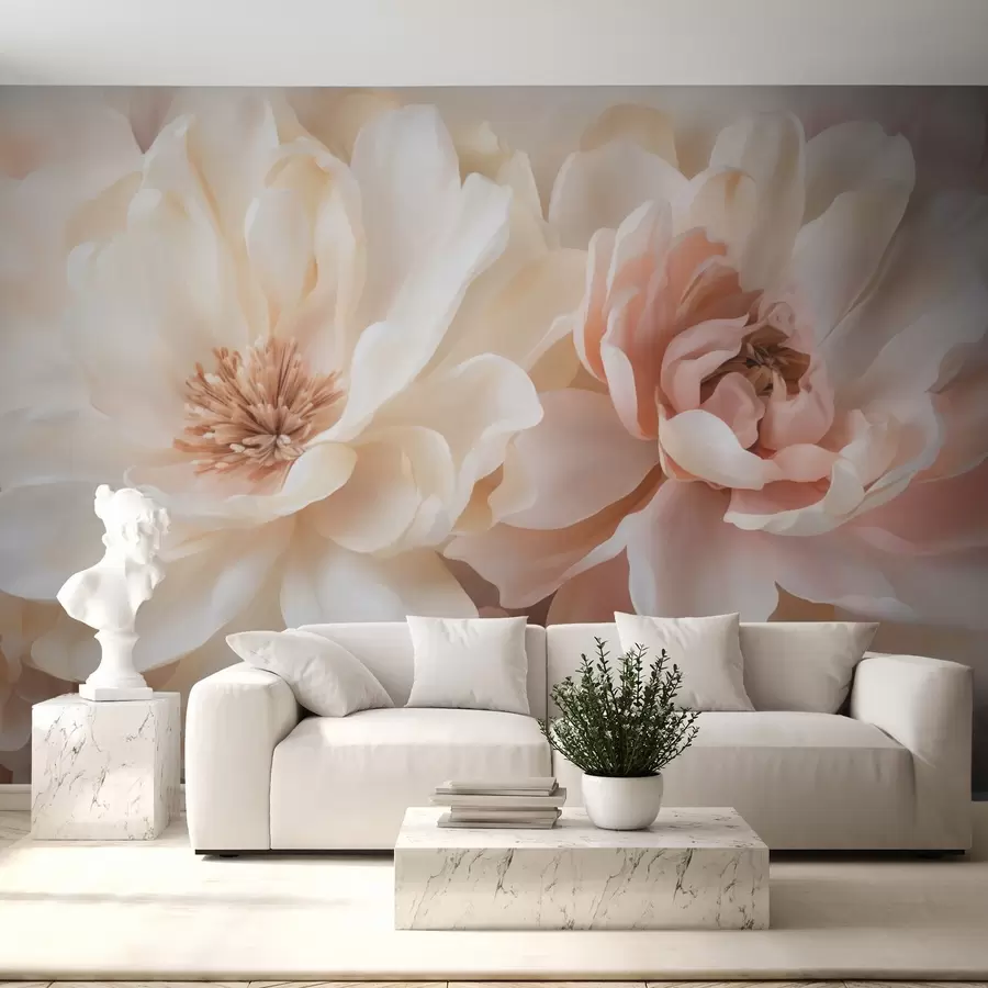 Fotobehang Grote bloemen w05633