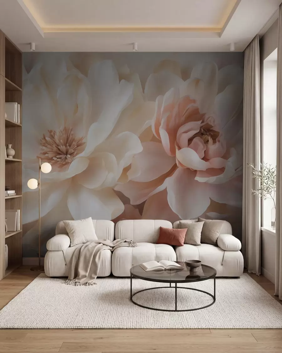 Fotobehang Grote bloemen w05633