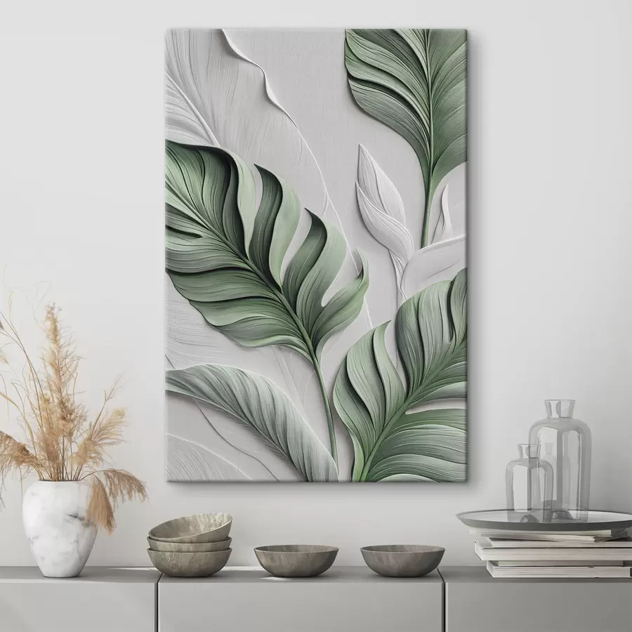  Peintures Feuilles tropicales s49369
