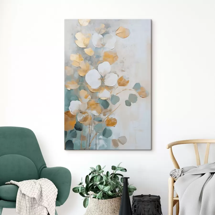  Peintures Feuilles abstraites imitation de peinture s49400