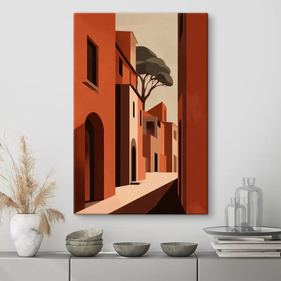  Peintures Rue étroite s49436