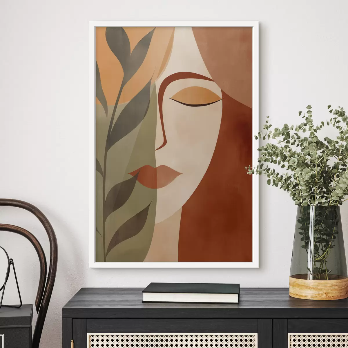 Affiche Portrait abstrait f49450