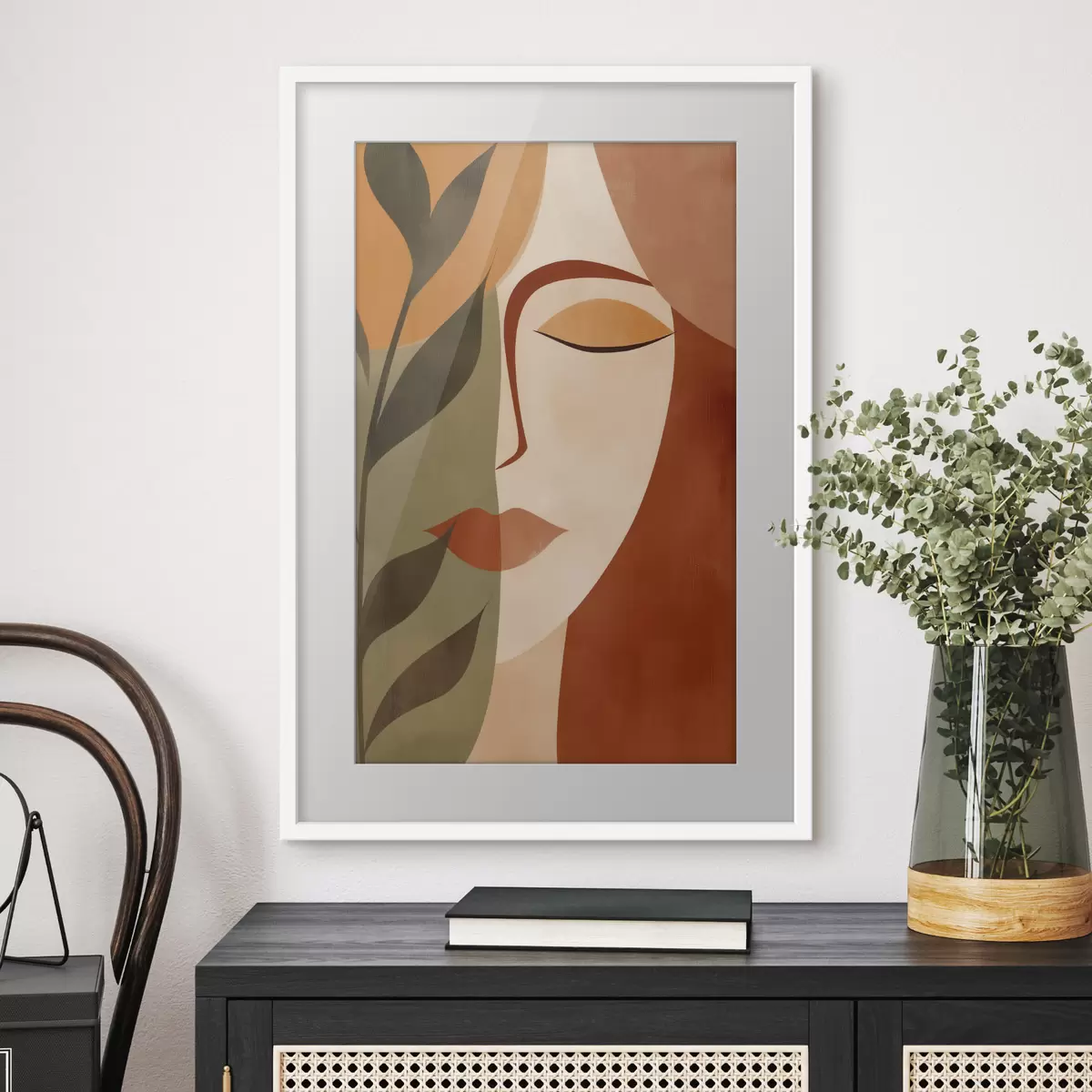 Affiche Portrait abstrait f49450