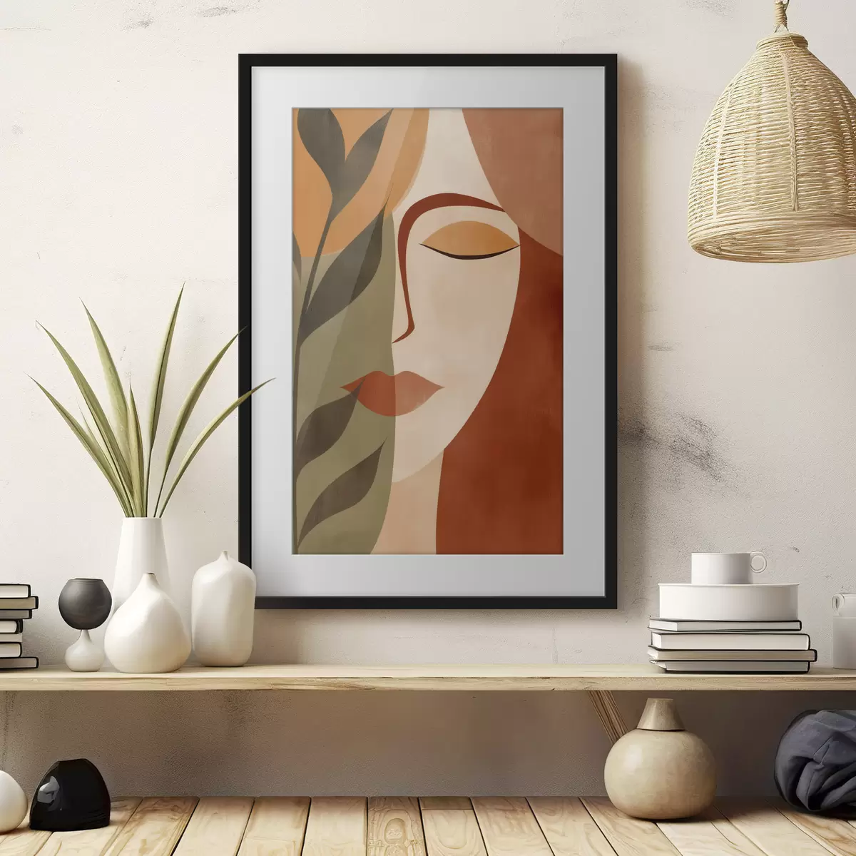 Affiche Portrait abstrait f49450
